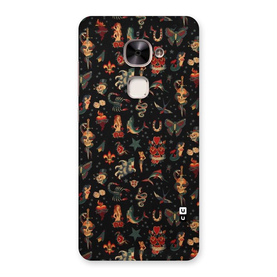 Dark Pattern Back Case for Le 2