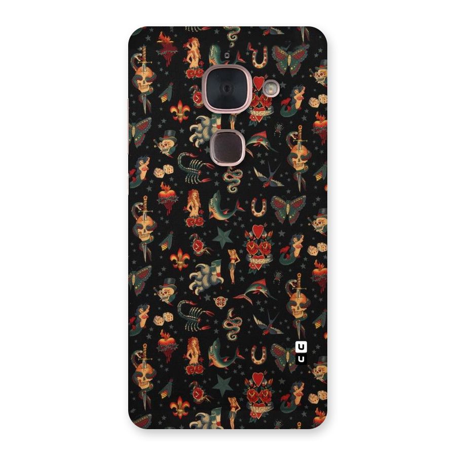 Dark Pattern Back Case for Le Max 2