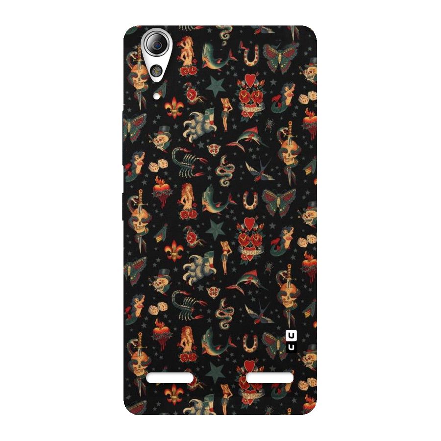 Dark Pattern Back Case for Lenovo A6000