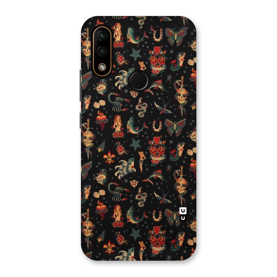 Dark Pattern Back Case for Lenovo A6 Note