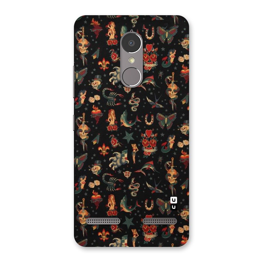 Dark Pattern Back Case for Lenovo K6