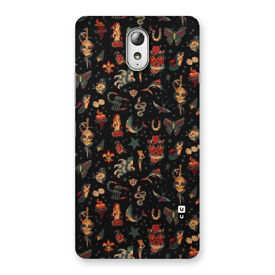 Dark Pattern Back Case for Lenovo Vibe P1M