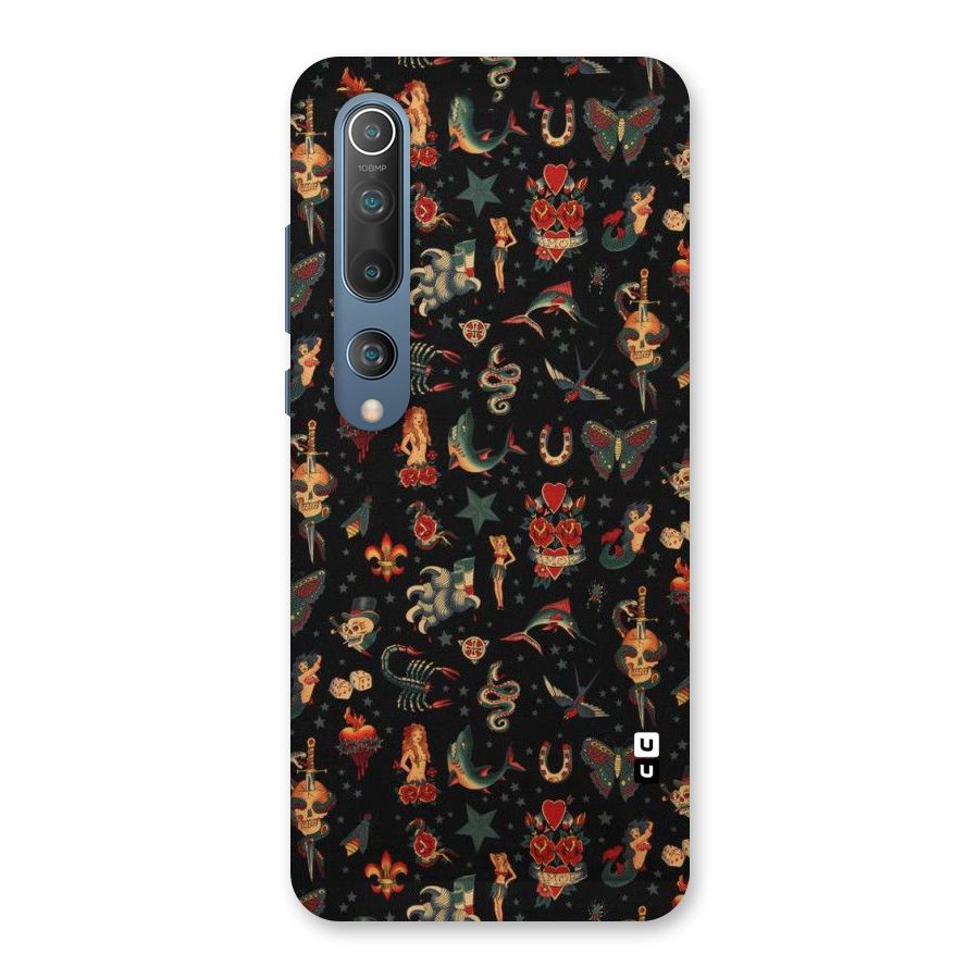 Dark Pattern Back Case for Mi 10