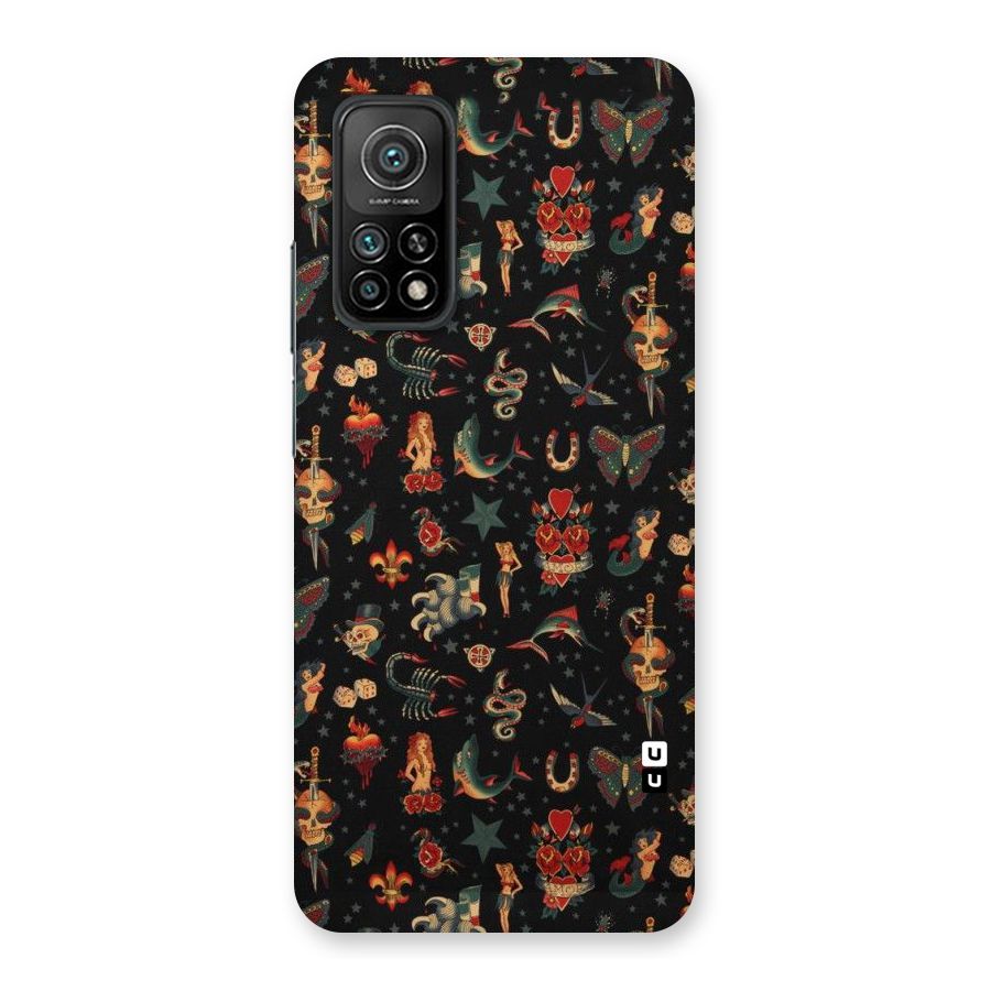Dark Pattern Back Case for Mi 10T Pro 5G