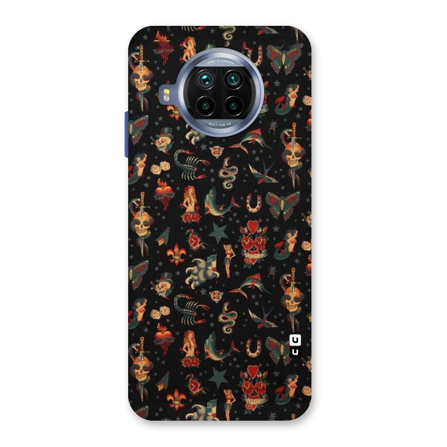 Dark Pattern Back Case for Mi 10i