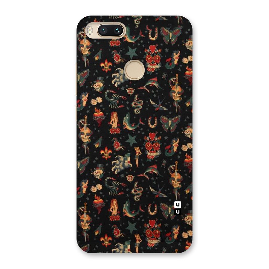 Dark Pattern Back Case for Mi A1