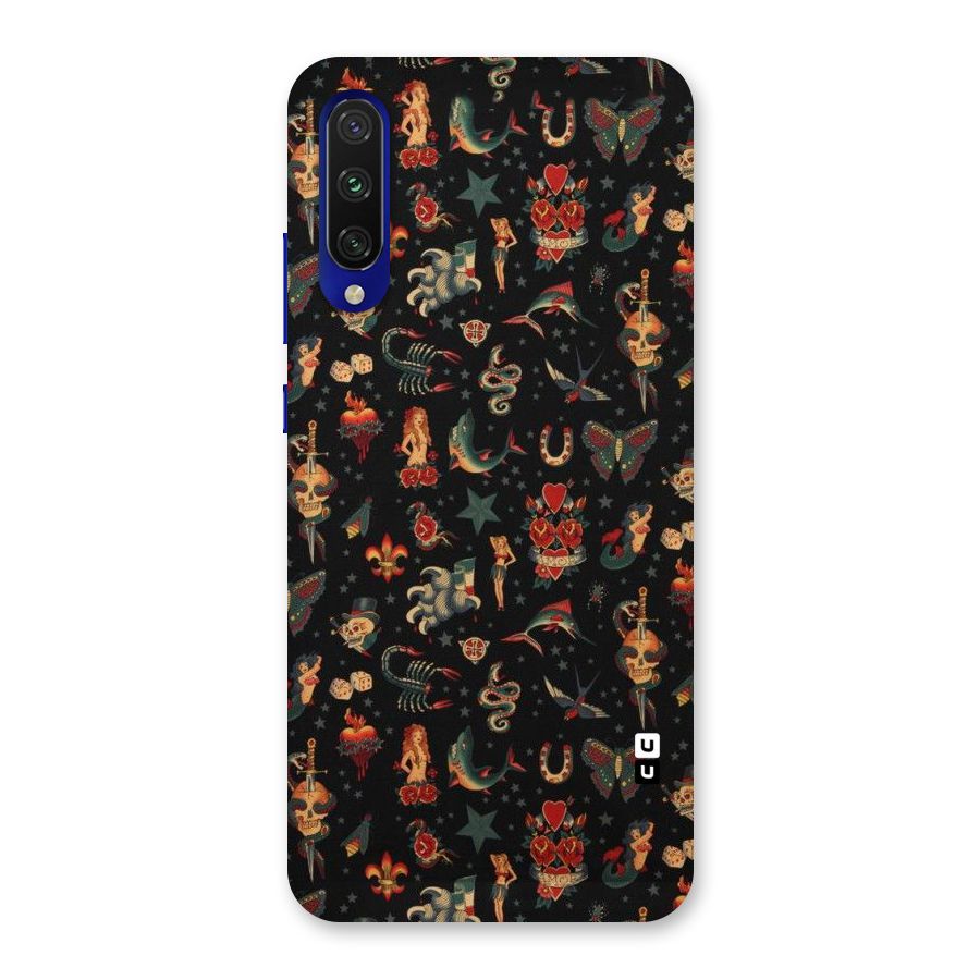 Dark Pattern Back Case for Mi A3