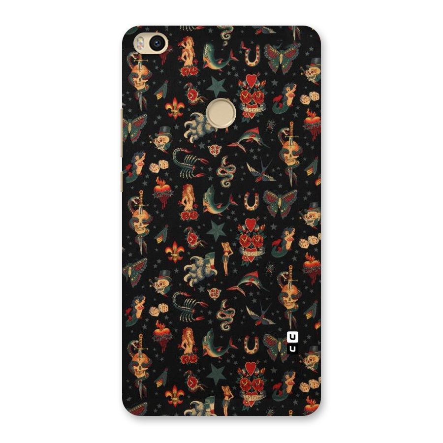 Dark Pattern Back Case for Mi Max 2
