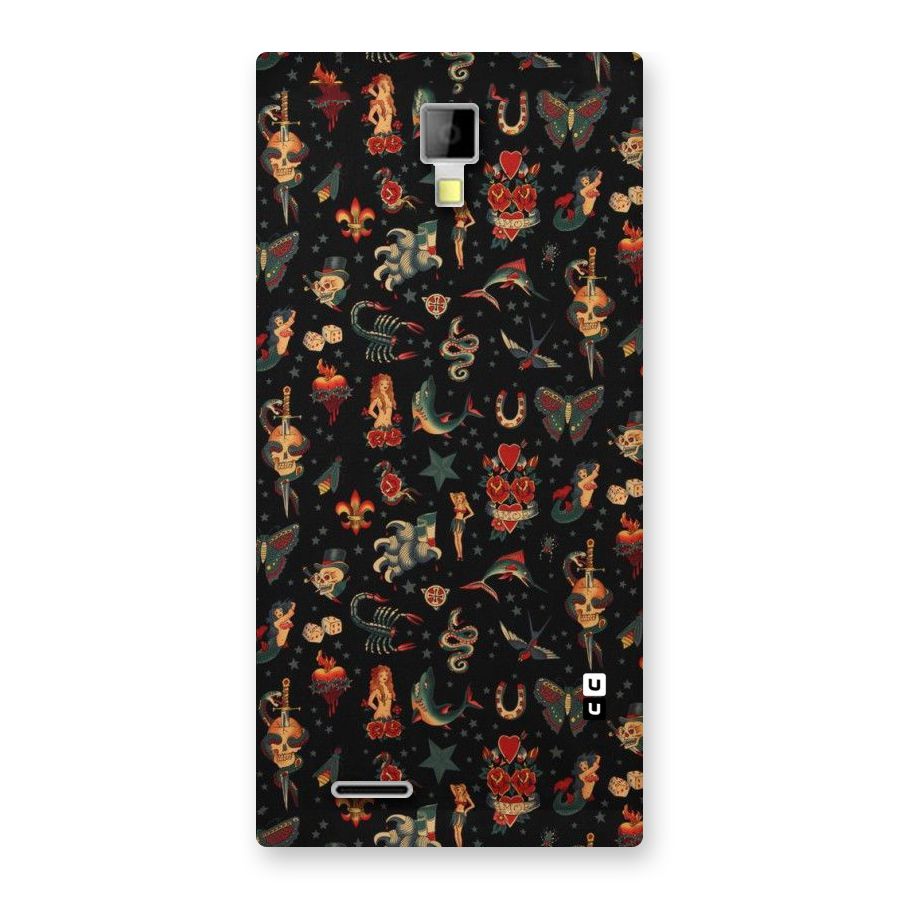 Dark Pattern Back Case for Micromax Canvas Xpress A99