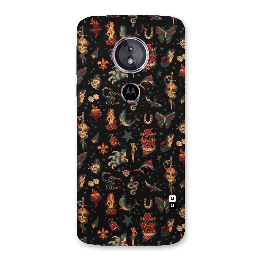 Dark Pattern Back Case for Moto E5
