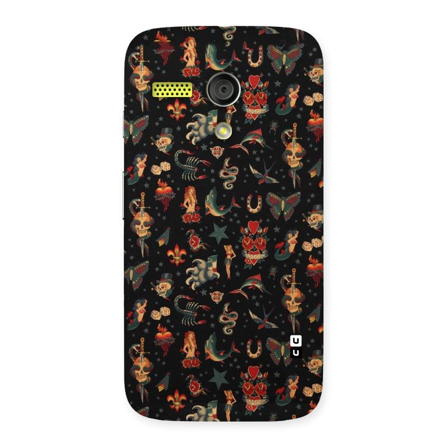Dark Pattern Back Case for Moto G