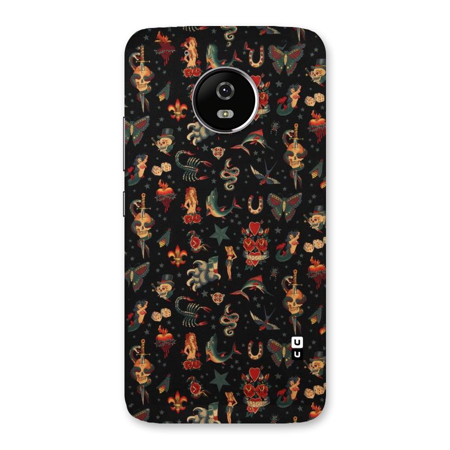 Dark Pattern Back Case for Moto G5