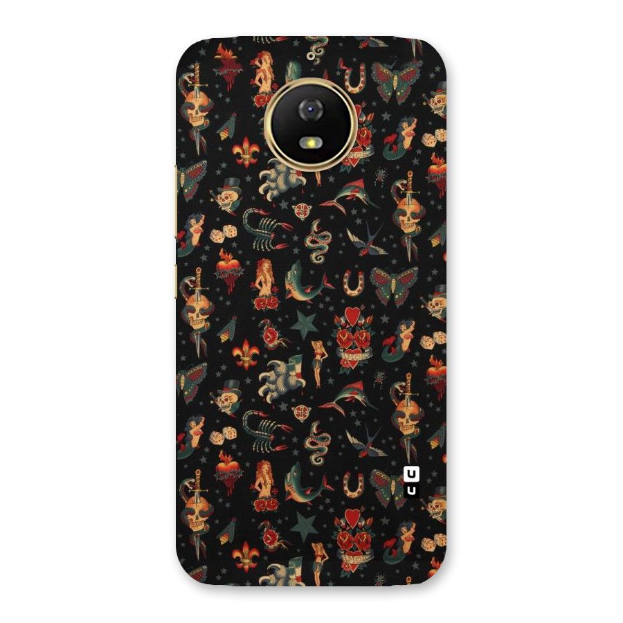 Dark Pattern Back Case for Moto G5s