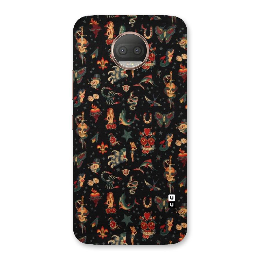 Dark Pattern Back Case for Moto G5s Plus