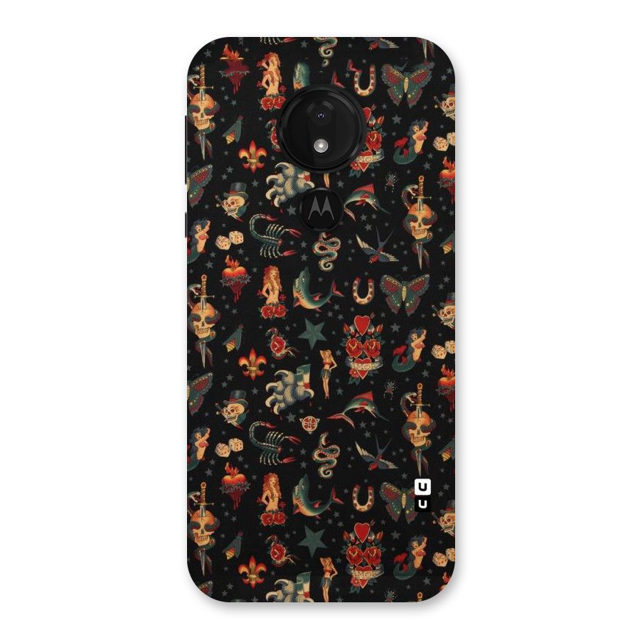 Dark Pattern Back Case for Moto G7 Power