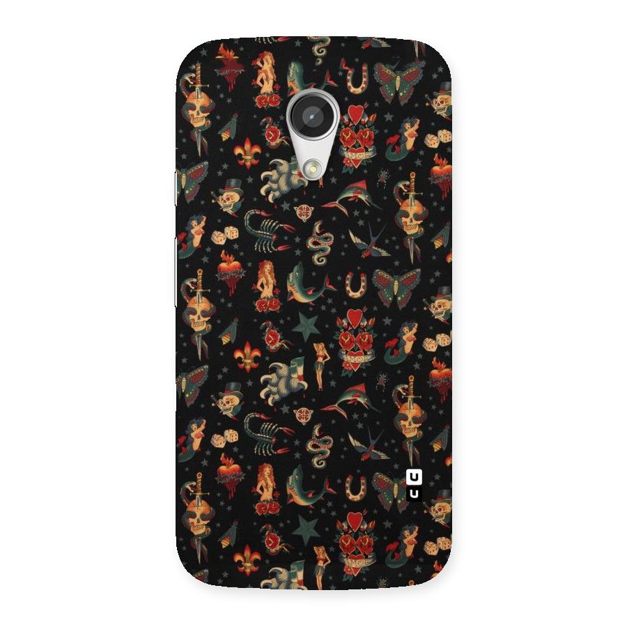 Dark Pattern Back Case for Moto G 2nd Gen