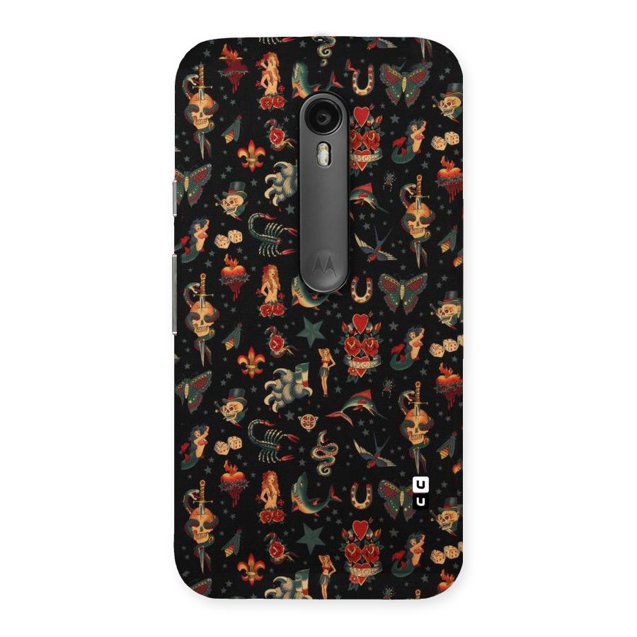 Dark Pattern Back Case for Moto G Turbo