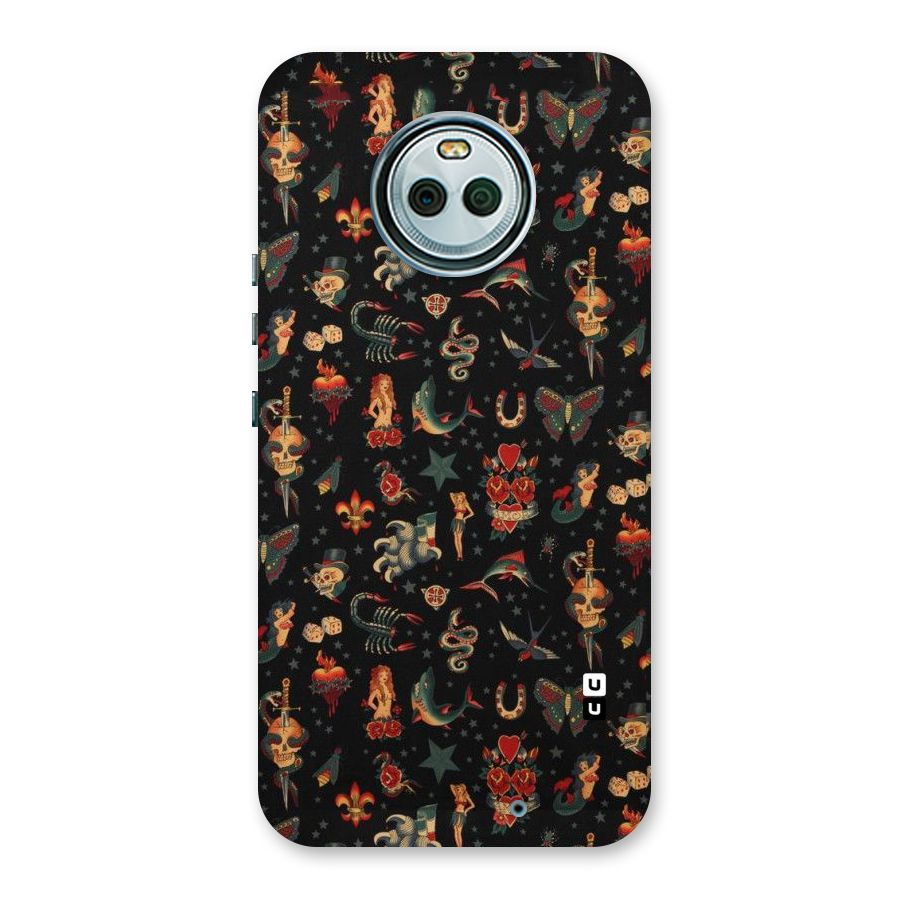 Dark Pattern Back Case for Moto X4