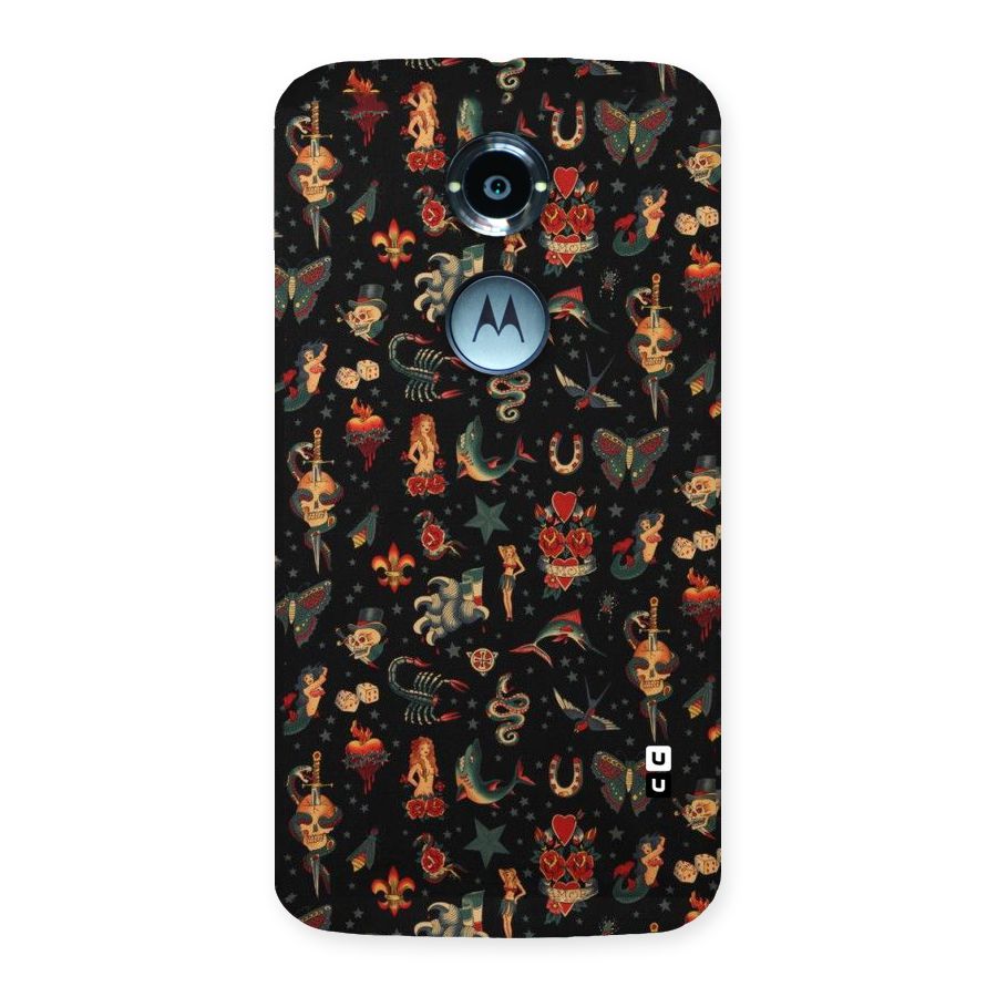 Dark Pattern Back Case for Moto X 2nd Gen
