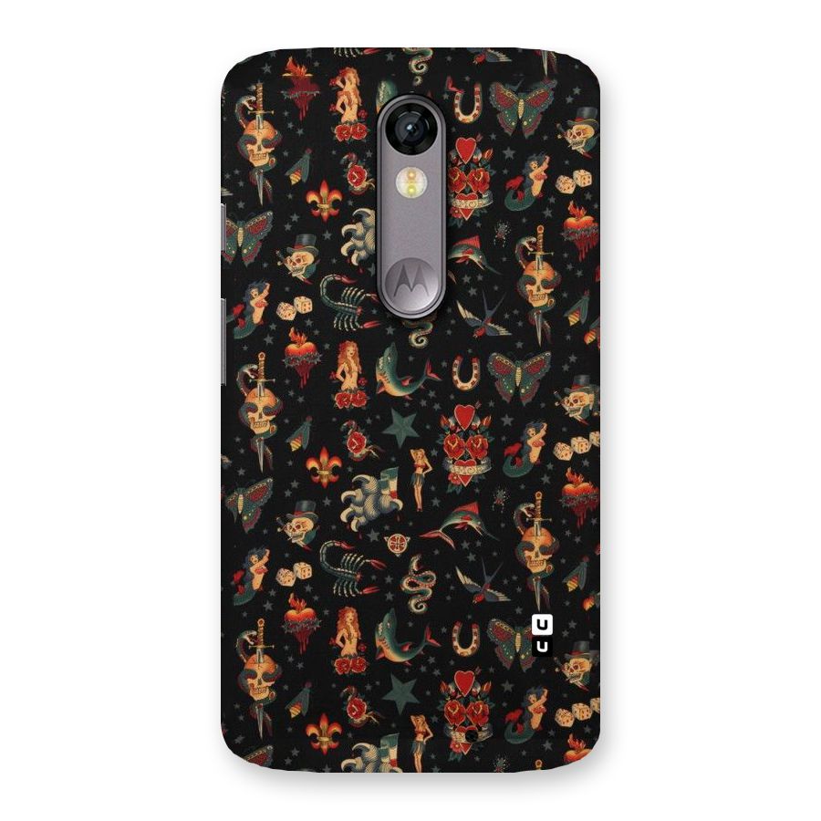 Dark Pattern Back Case for Moto X Force