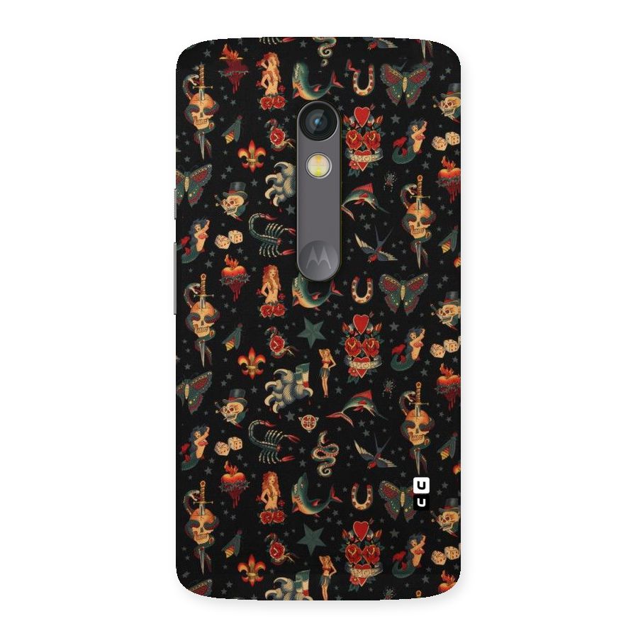 Dark Pattern Back Case for Moto X Play