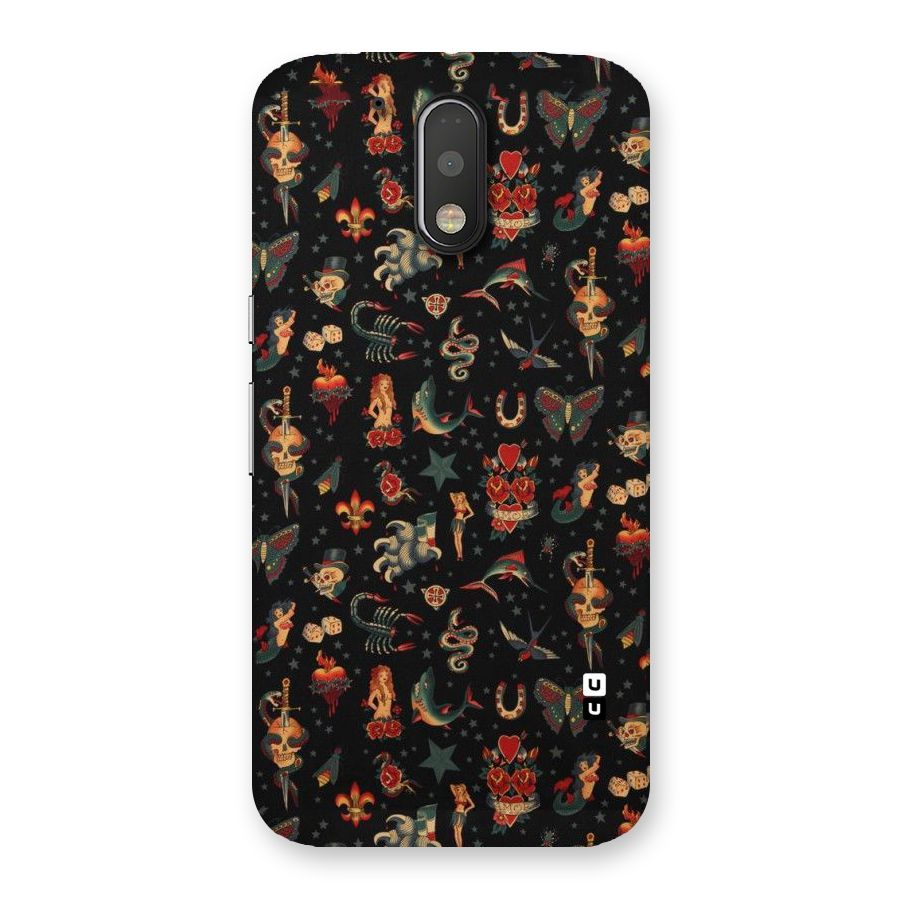 Dark Pattern Back Case for Motorola Moto G4