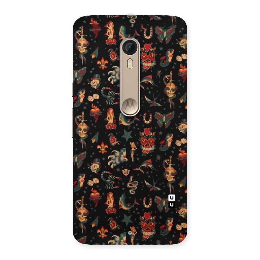 Dark Pattern Back Case for Motorola Moto X Style