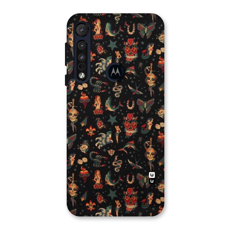 Dark Pattern Back Case for Motorola One Macro