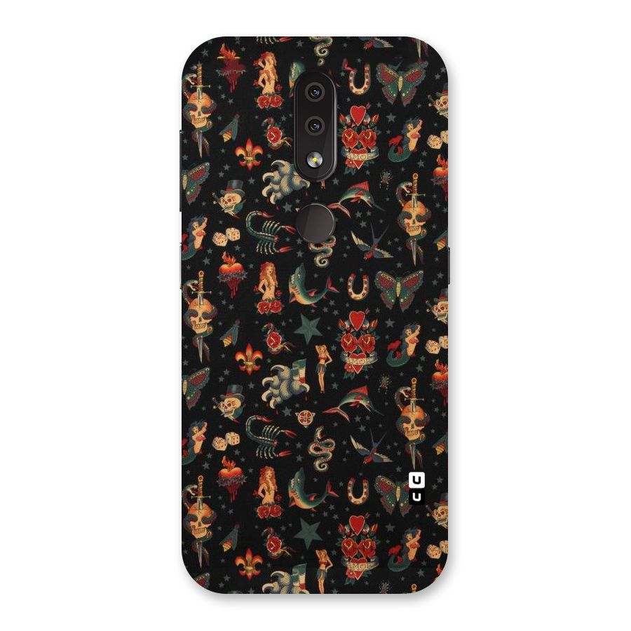 Dark Pattern Back Case for Nokia 4.2