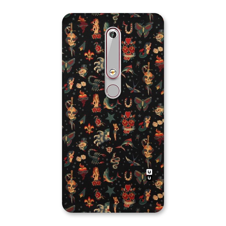 Dark Pattern Back Case for Nokia 6.1