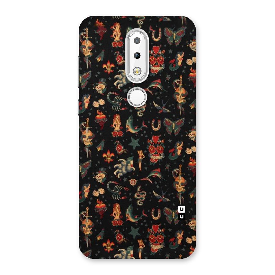 Dark Pattern Back Case for Nokia 6.1 Plus