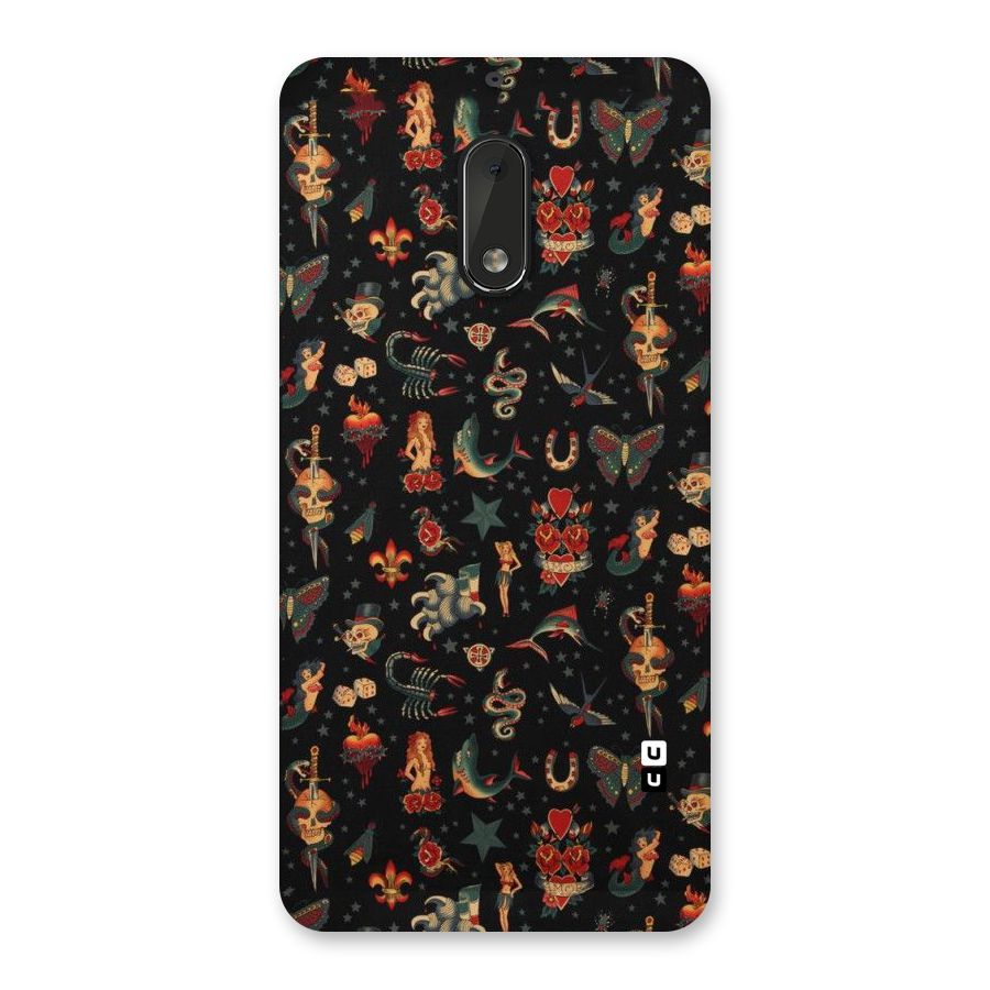Dark Pattern Back Case for Nokia 6
