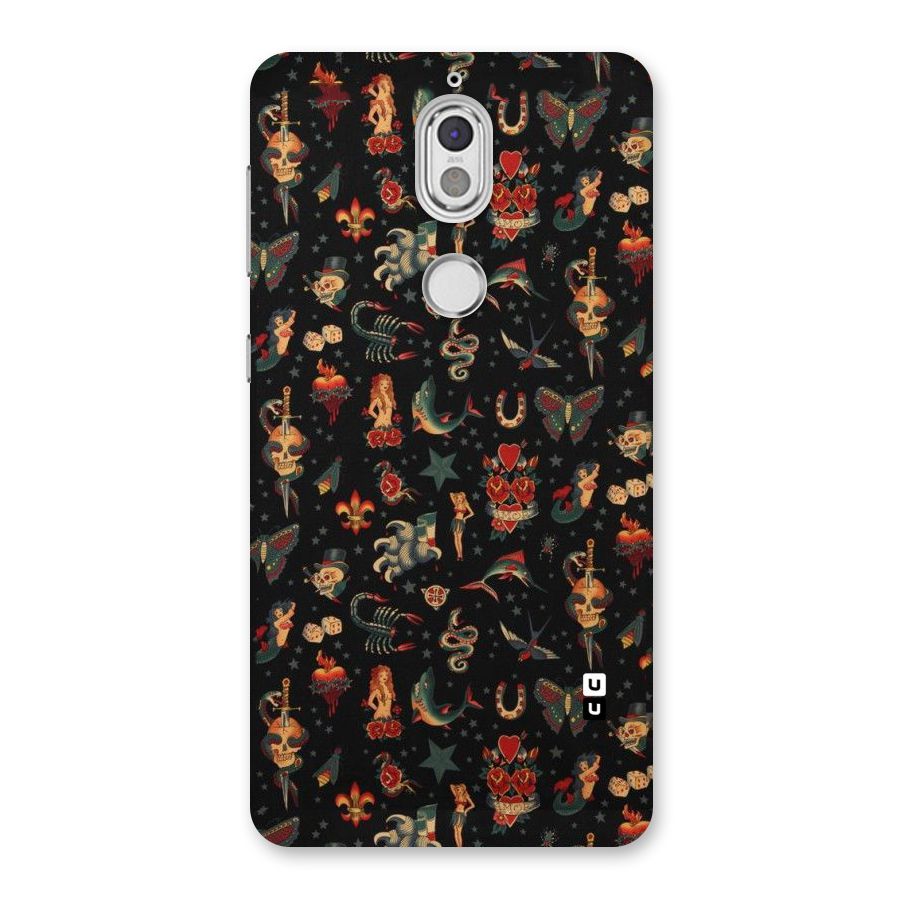 Dark Pattern Back Case for Nokia 7