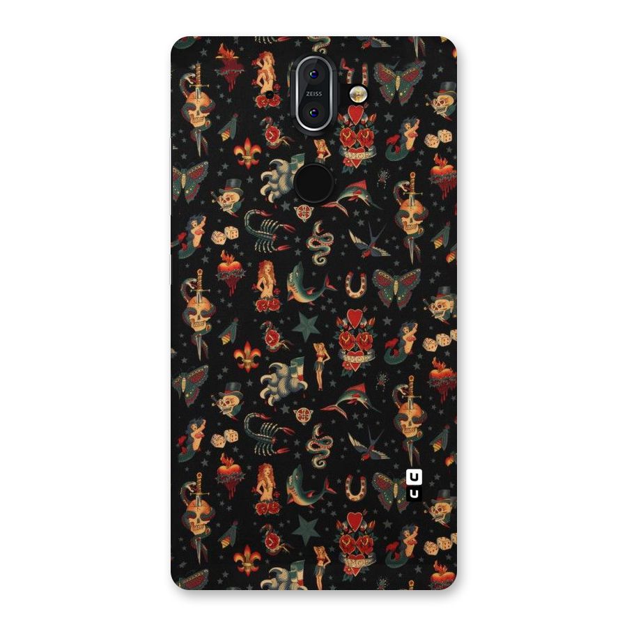 Dark Pattern Back Case for Nokia 8 Sirocco