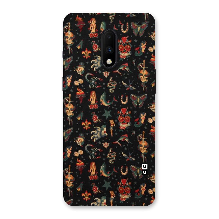 Dark Pattern Back Case for OnePlus 7