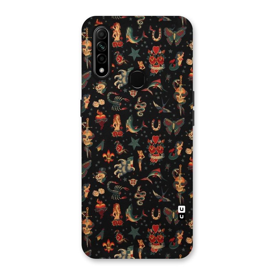 Dark Pattern Back Case for Oppo A31