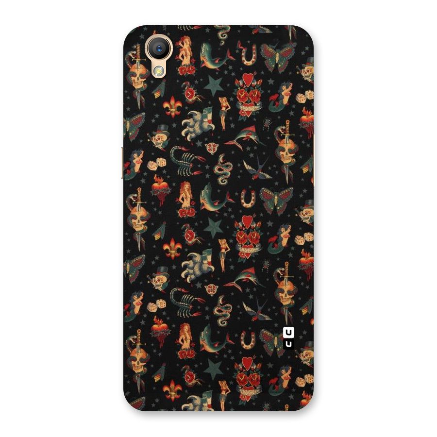 Dark Pattern Back Case for Oppo A37