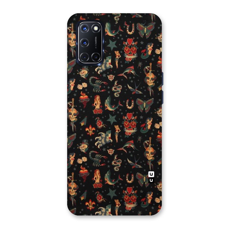 Dark Pattern Back Case for Oppo A52