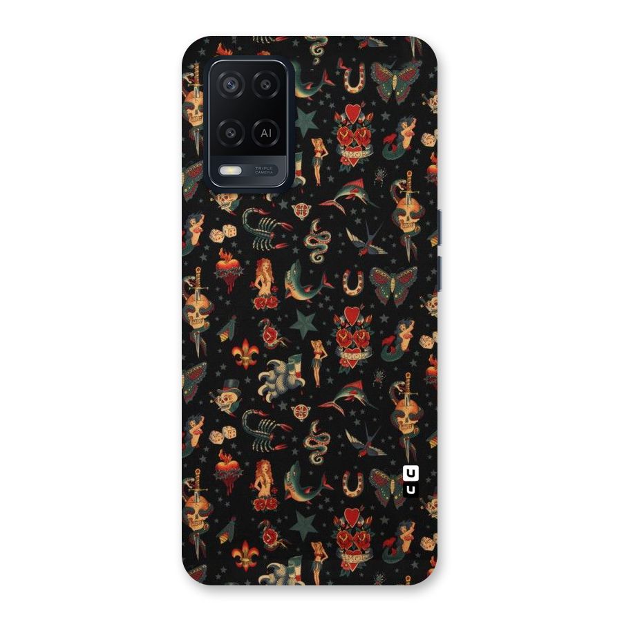 Dark Pattern Back Case for Oppo A54