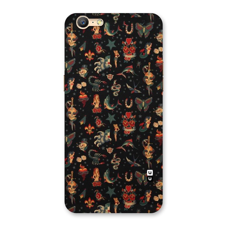 Dark Pattern Back Case for Oppo A57