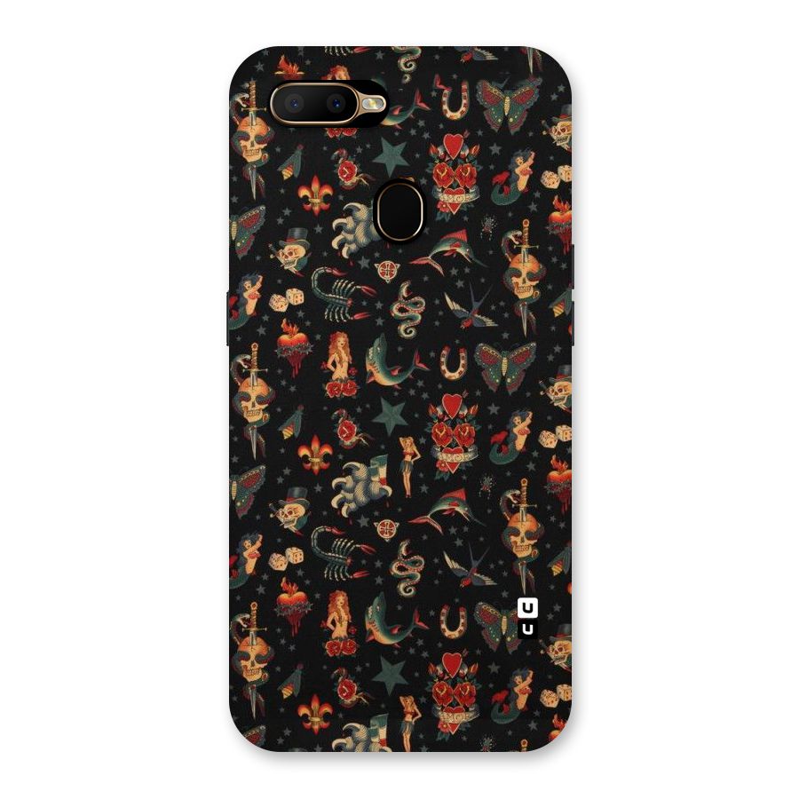 Dark Pattern Back Case for Oppo A5s