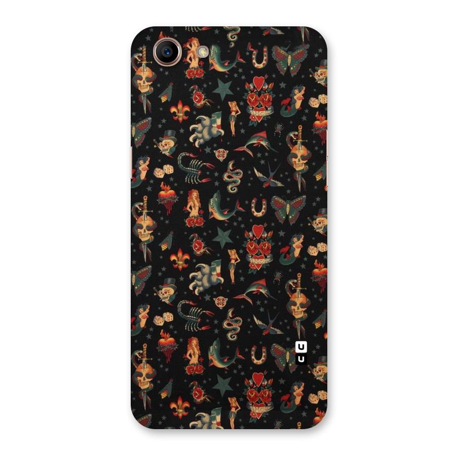 Dark Pattern Back Case for Oppo A83 (2018)