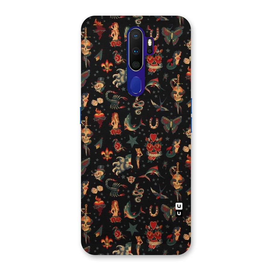 Dark Pattern Back Case for Oppo A9 (2020)
