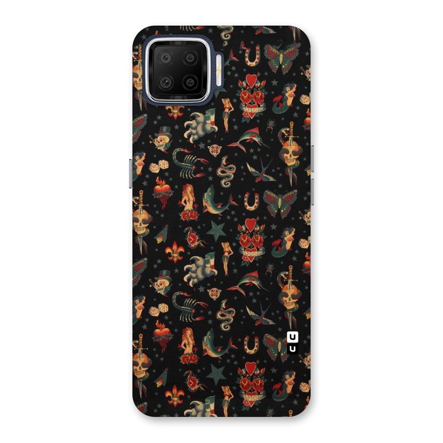 Dark Pattern Back Case for Oppo F17