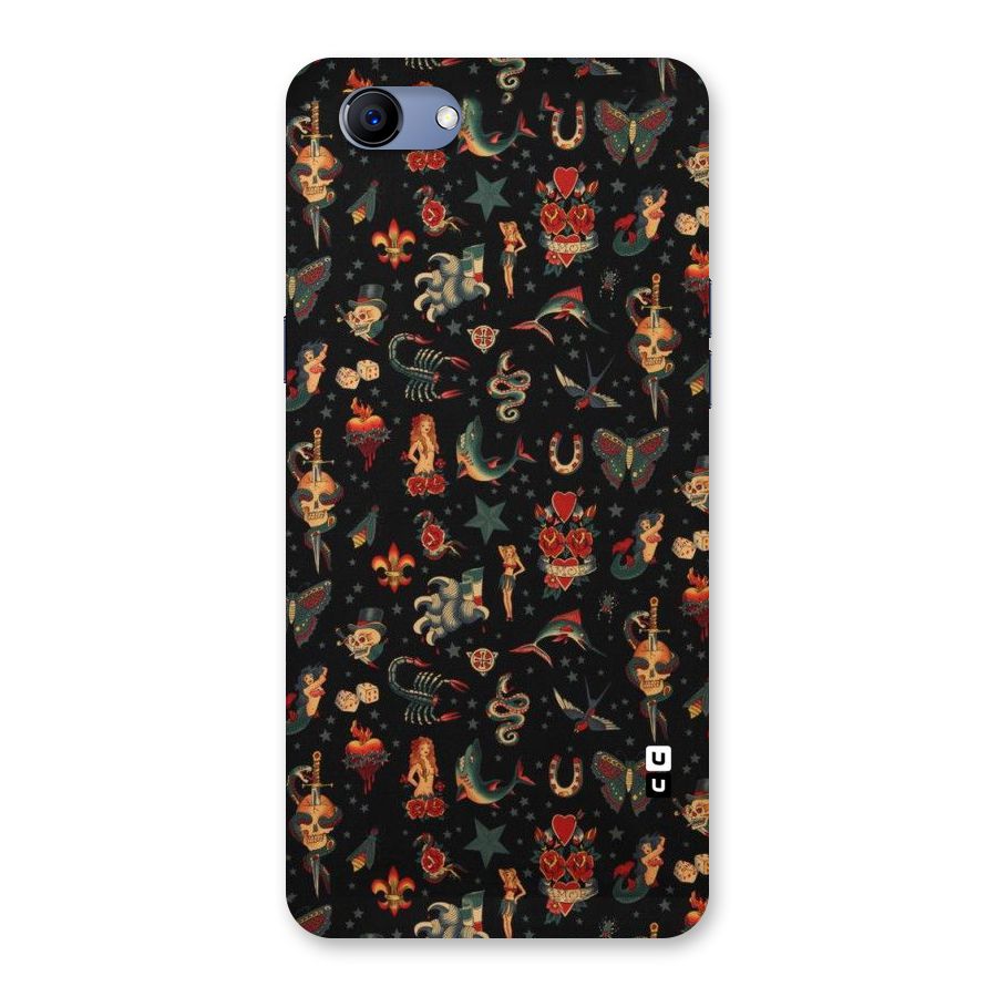 Dark Pattern Back Case for Oppo Realme 1