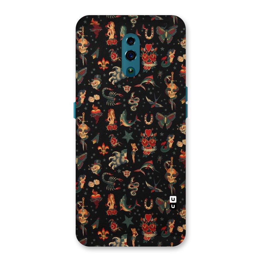 Dark Pattern Back Case for Oppo Reno