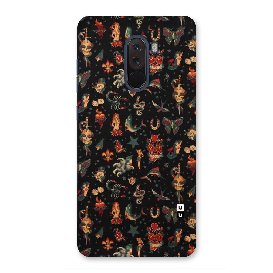 Dark Pattern Back Case for Poco F1