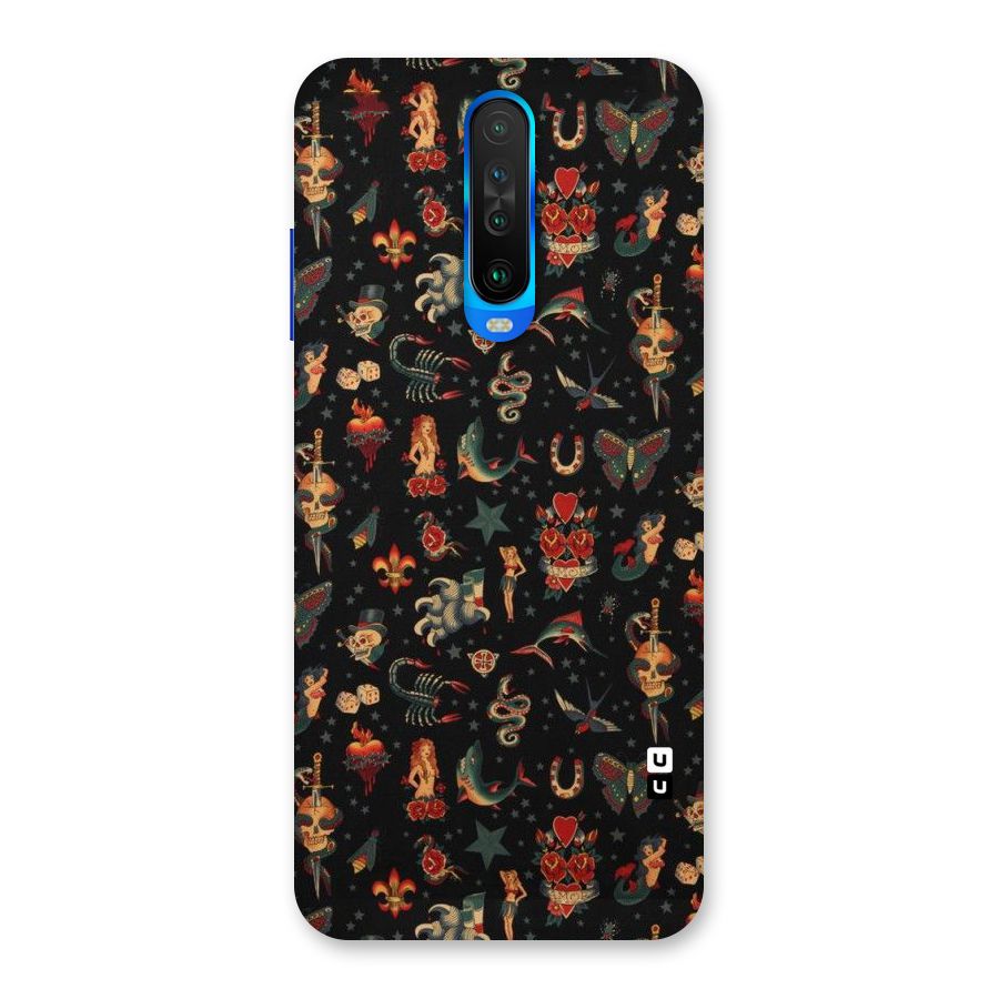 Dark Pattern Back Case for Poco X2
