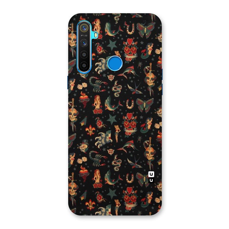 Dark Pattern Back Case for Realme 5