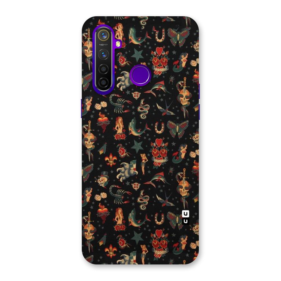 Dark Pattern Back Case for Realme 5 Pro